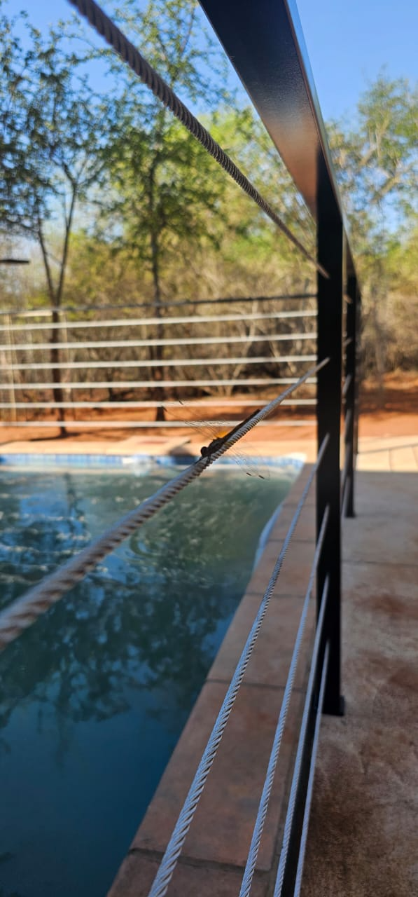 Outdoor metal frame 15